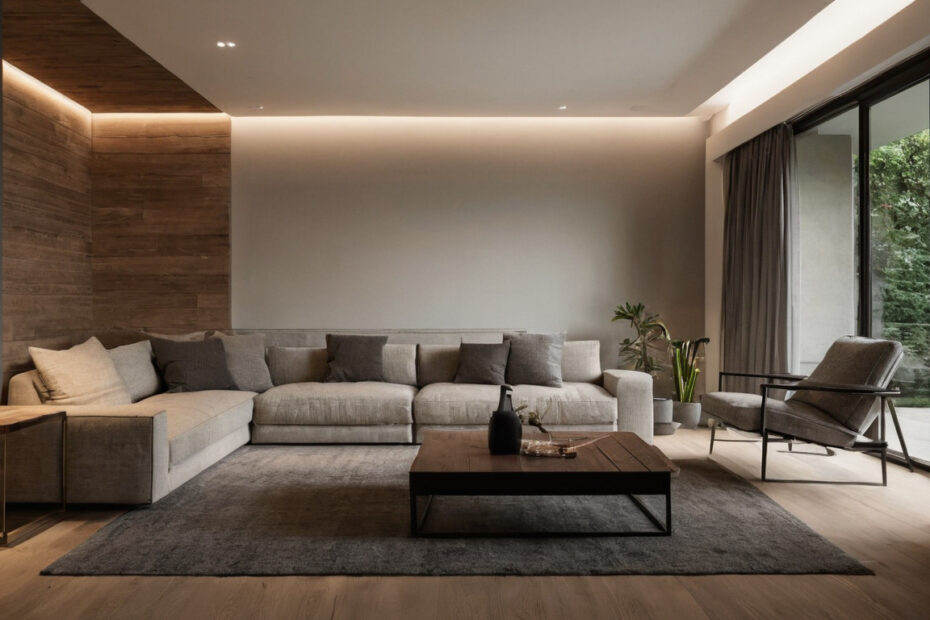 Luxury interior image showing A 10-by-12-foot living room needs a defined route before furniture can be selected